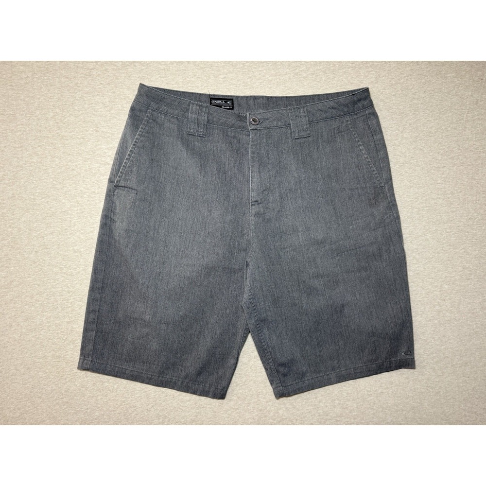 oneill mens shorts 33 Gray Zipper Pockets